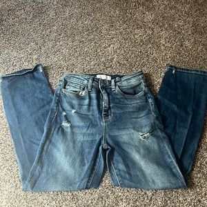 Vervet blue high rise jeans